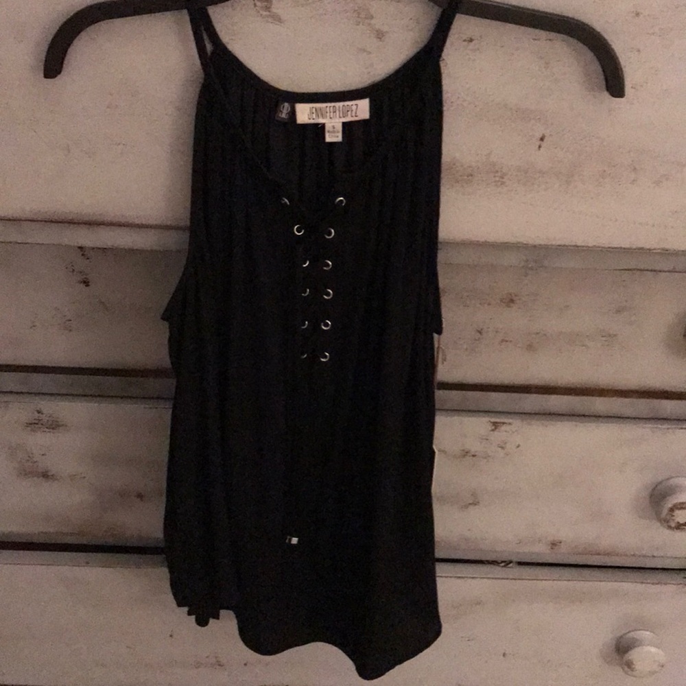 Lace up tank